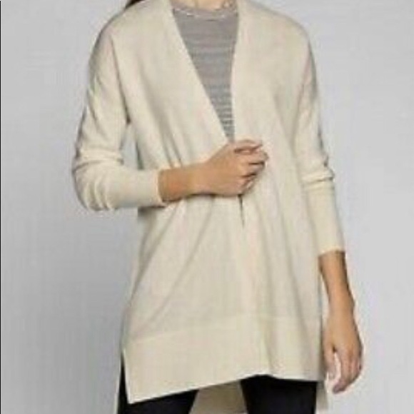 HPπ-NWT Athleta Step HemβStar GazerβWrap Sweater-Wool/Cashmere-Cream-Sz M - Picture 3 of 16